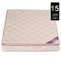 Piyestra 78 X 72 X 10 Spring Pillow Top Mattress - White and Pink. 