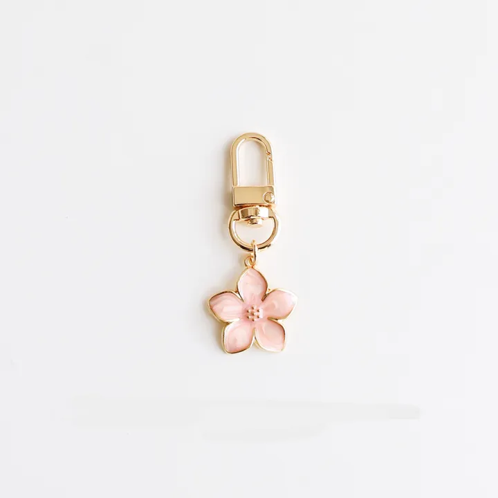 White%20Pear%20Blossom%20Keychain%20Cute%20Accessories%20Keychain%20Couple%20Matching%20Airpods%20Keyrings%20Pendant%20Wholesale%20Items%20For%20Boutique%20-%20Image%202