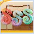Dadomyd plush soft stuffed fluffy 2025 Chinese Year collection key chain cute snake mascot pendant doll Spring Festival. 