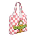 【ALLGOOD】Garfield Canvas Tote Bag Cute Printing Korean Style Student Shoulder Bag Casual Shopping Bag Large Capacity Travel Bag. 