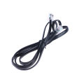 RJ12 6P6C 1/2/3/5m Data Cable, Male To Male Modular Data Cord Straight Wiring Pinout Telephone Handset Voice Extension Cable Conbo. 