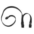 1Pcs PCI Express 8Pin to Dual 6+2Pin Power Supply Cable PCIe 8 Pin 1 to 2 Spliter Cable for Corsair RM/HX/CX-M Series. 