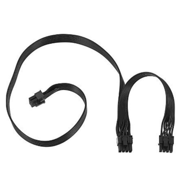 1Pcs PCI Express 8Pin to Dual 6+2Pin Power Supply Cable PCIe 8 Pin 1 to 2 Spliter Cable for Corsair RM/HX/CX-M Series