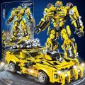 Compatible with Lego building blocks, Transformers, boys' puzzle, children's puzzle, Optimus Prime birthday gift 兼容乐高积木变形金刚男孩子益智拼装玩具儿童拼图擎天柱生日礼物. 