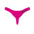 JQK Men Pink Branded Thong penis pouch sexy G string underwear. 