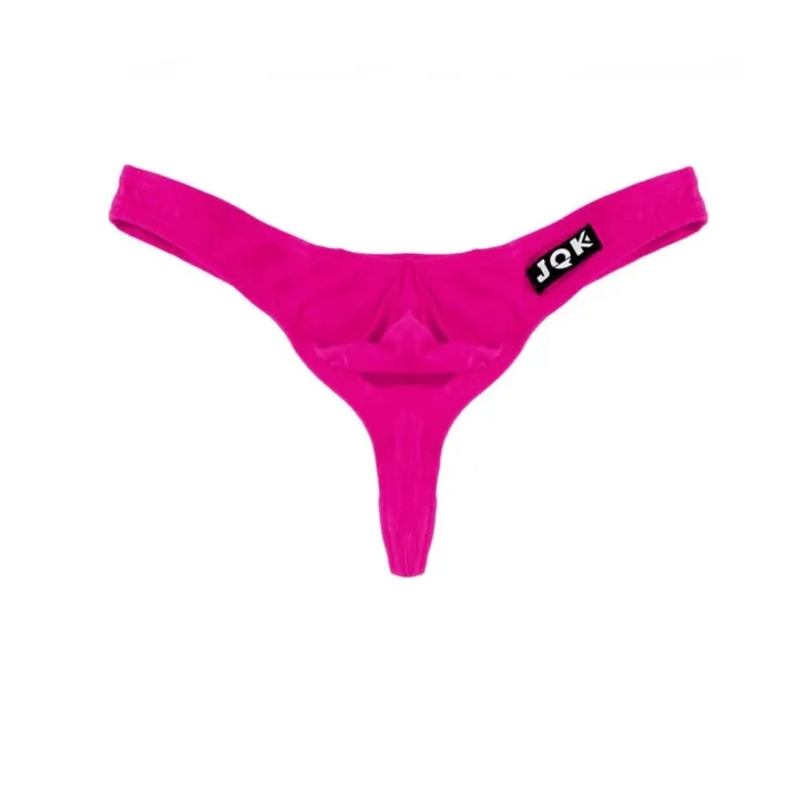 JQK%20Men%20Pink%20Branded%20Thong%20penis%20pouch%20sexy%20G%20string%20underwear%20-%20Image%203