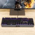 LESHP Gaming Office USB Wired Mechanical Keyboard With LED Backlight Black. 