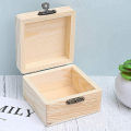 Rectangular Wooden Storage Box Vintage Wooden Box Wooden Gift Packaging Box Flip Type Multi Color Storage Jewelry Necklace Ring. 