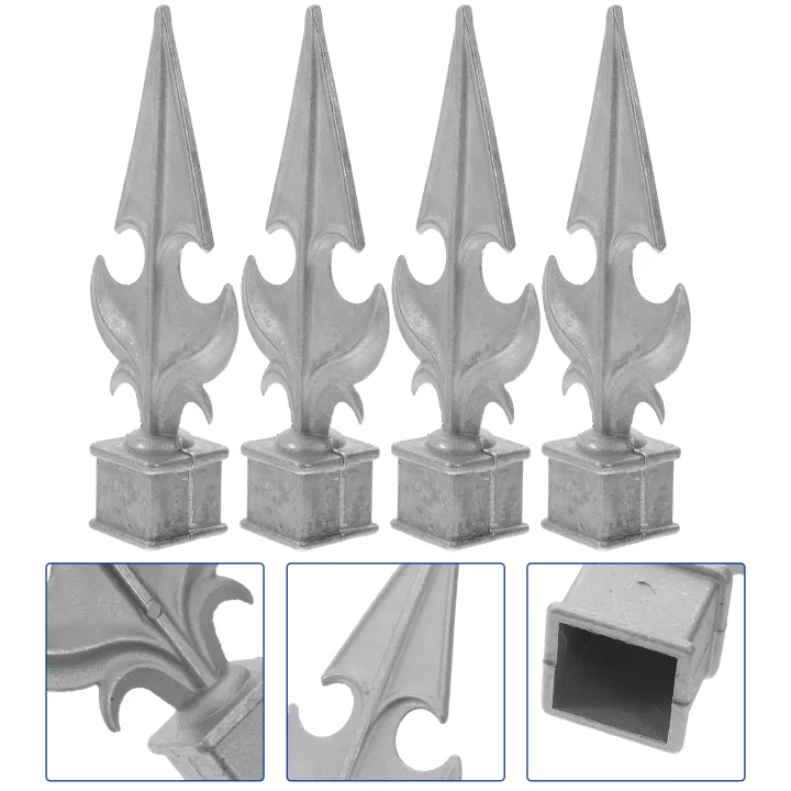 4%20Pcs%20Premium%20Cast%20Aluminum%20Fence%20Finials%20Durable%20Metal%20Post%20Toppers%20Elegant%20Decorations%20Garden%20Fence%20Heads%20Gate%20Post%20-%20Image%205