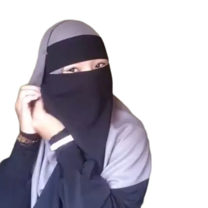 ISLAMIC%20Women%20and%20girls%20Hijab%20Face%20Cover%20black%20color%20single%20Niqab%20Veil%20Face%20Cover%20Scarf%20Shawl%20-%20Image%203