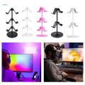 Game Controller Holder Stable Base Headset Hanger for Gaming Headset 3 Tier Black. 