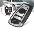 Car Smart Remote Key Fob Case Blade For F10 F20 F30 F40 1 3 5 Series 4Button. 