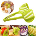 Aluminum Alloy/Plastics Kitchen Handheld Orange Lemon Slicer Tomato Cutting Clip Fruit Slicer Onion Slicer Kitchen Item Tools. 