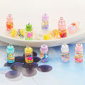 6PCS 20x10mm Mini Glass Bottles Pendant Ornaments Jewelry Making For Keychain Necklace Pendant Jewlery Findings. 