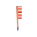 1pc Comb HF High Frequency Electrode High Frequency Electrotherapy Voilet Wand Acne Treatment Anti Hair Loss Scalp Massage Comb. 