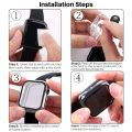 45mm Glass + Cover For Apple Watch case 7/8 iWatch bumper Tempered Glass Screen Protector for apple watch. 