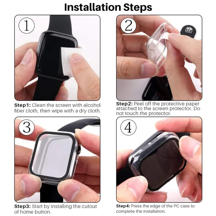 45mm%20Glass%20+%20Cover%20For%20Apple%20Watch%20case%207/8%20iWatch%20bumper%20Tempered%20Glass%20Screen%20Protector%20for%20apple%20watch%20-%20Image%2010