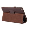 （COD)For Amazon Kindle Fire HD8 (2017) Litchi Texture Horizontal Flip Leather Case with Holder. 