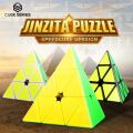3x3x3 Triangle Pyramid Speed Magic Square Professional Magic Game Colorful Educational Toys For Kids Intelligence Development. 