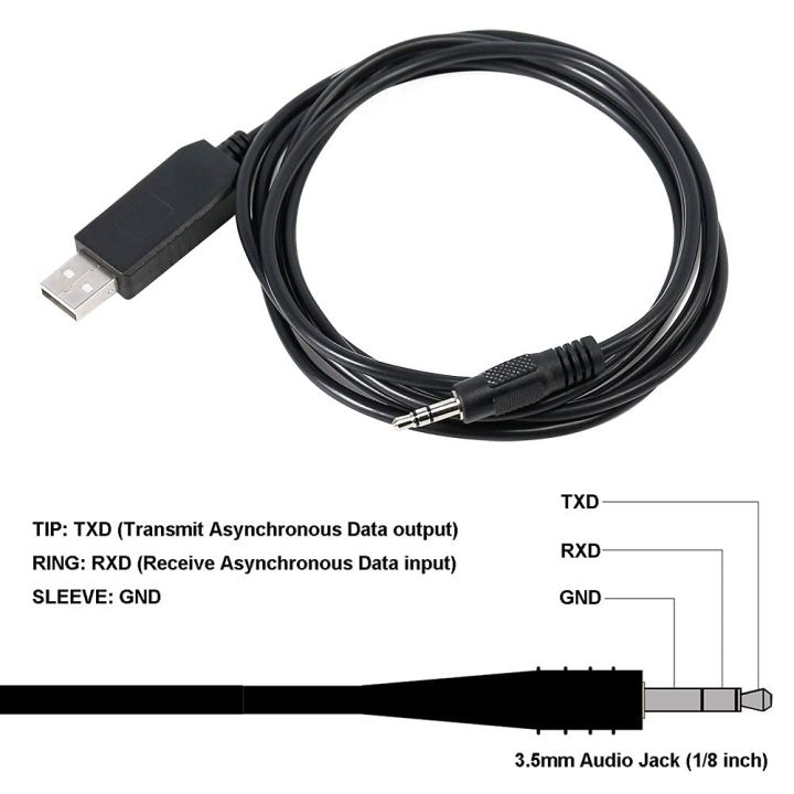 Ftdi%20Ft232rl%20Usb%20To%20Ttl%20Serial%20Cable%20Adapter%20With%203.3v%205v%203.5mm%20Audio%20Jack%20For%20Efficient%20Uart%20Communication%20And%20Debugging%20-%20Image%203