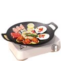 28/30/32cm Grill Pan / Korean / Round / Non-Stick / Barbecue Plate / Outdoor Travel / Camping / BBQ Frying / Pan Barbecue Accessories. 