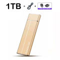 Portable SSD 1TB External Hard Drive 2TB Solid State Drive USB3.1 Hard Disk portable hard drive for Laptop/Desktop/Phones/mac. 