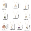 Gift Beach Party Handicraft Women Choker Boho Conch Shell Necklace Natural Seashell Pendants Bohemian Style Gold Chain. 