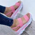 【ALLGOOD】 Fashion Wedge Female Platform Buckle Strap Street Summer Shoes Punk Beach Wedges Women Sandals Chunky Sandalias De Mujer. 