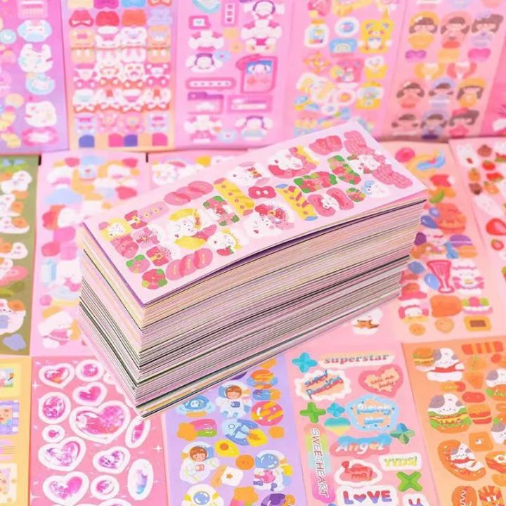Sheet%20Stickers%20for%20Kids%20Kpop%20Pretty%20Aesthetic%20Cute%20Set%20Pack%20Handmade%20DIY%20Children%20Girl%20Toy%20Decor%20Stationery%20Scrapbooking%20Bts%20200%20-%20Image%203