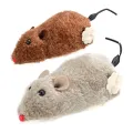 EzyMart - 1 PCs Lifelike Plush Mouse Running Rat Toy for Cat and Dogs. 