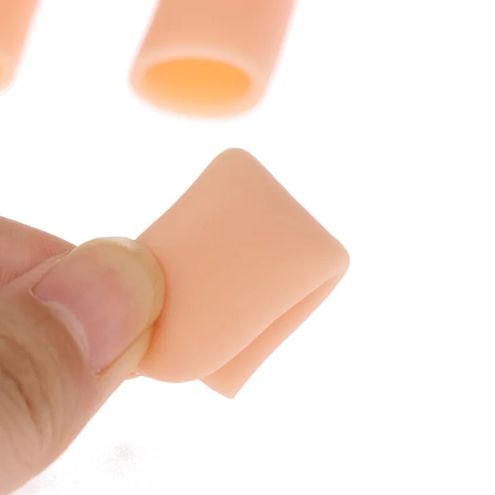 Sissi%2010pcs/set%20Silicone%20Gel%20Tube%20Hand%20Bandage%20Finger%20Protector%20Pain%20Relief%20Thumb%20Cap%20-%20Image%202