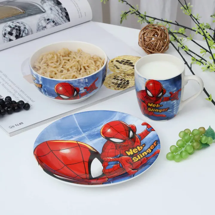 Spider-Man%20Cartoon%20Character%20Dinner%20Plates%20for%20Kids-%20Ceramic%20Dinner%C2%A0Set%C2%A0of%C2%A03%20-%20Image%203
