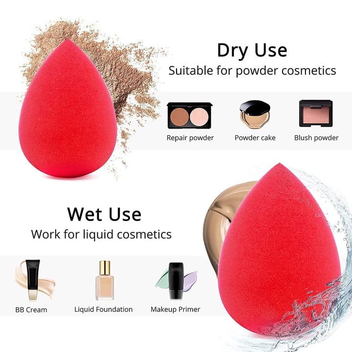 Blender%20Beauty%20Makeup%20Sponge%20By%20Majestique%20,%20Foundation%20Blending%20Face%20Beauty%20Sponge,%20Flawless%20for%20Liquid,%20Cream,%20and%20Powder,%20Multi-colored%20Makeup%20Sponges%20-%20Image%204