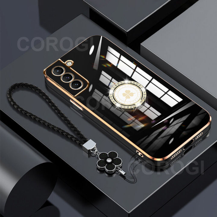 For%20Samsung%20Galaxy%20S22%20/%20S22%20Plus%20/%20S22%20Ultra%20Back%20Cover%20with%20Wrist%20Strap%20+%20Rhinestone%20Ring%20Stand%20Luxury%206D%20Plating%20Square%20Frame%20Shiny%20Bling%20Girls%20Case%20Soft%20Silicone%20Phone%20Cases%20Pouch%20-%20Image%209