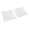 2pcs Guitar Fingeoard Fretboard Saddle Nut Radius Gauge Measuring Stainless Steel Tool. 