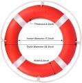 Swimming Pool Lifebuoy Water Emergency Rescue Equipment Orange Life Buoy Ring. 