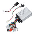 Electric Bike Brushless Controller Kit Ignition Switch 36V 48V Electric Bike Brushless Controller for Electric Bike Conversion. 