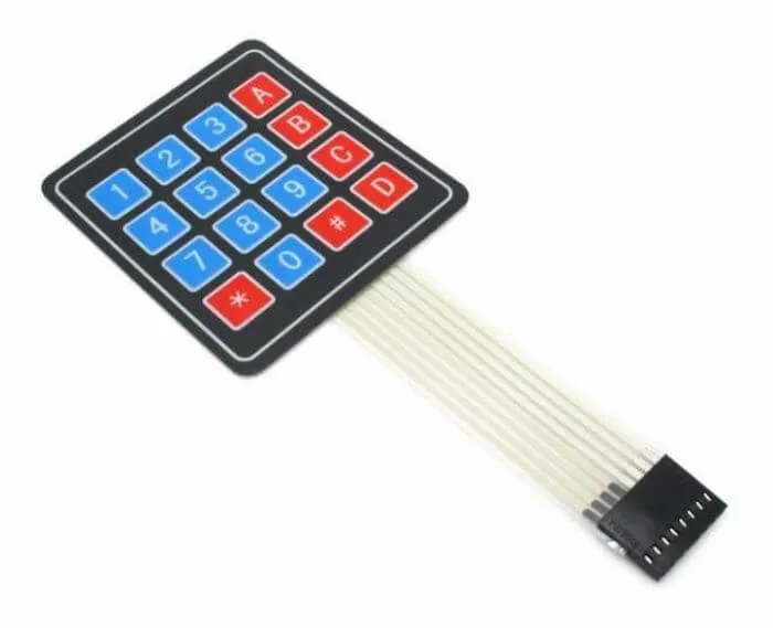 4*4%20Matrix%20Array/Matrix%20Keyboard%2016%20Key%20Membrane%20Switch%20Keypad%20-%20Image%203