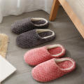 Plush Women indoor slippers Cozy Warm Slient Plush warmer home female slipper Soft Flat Autumn winter house flat floor shoes. 