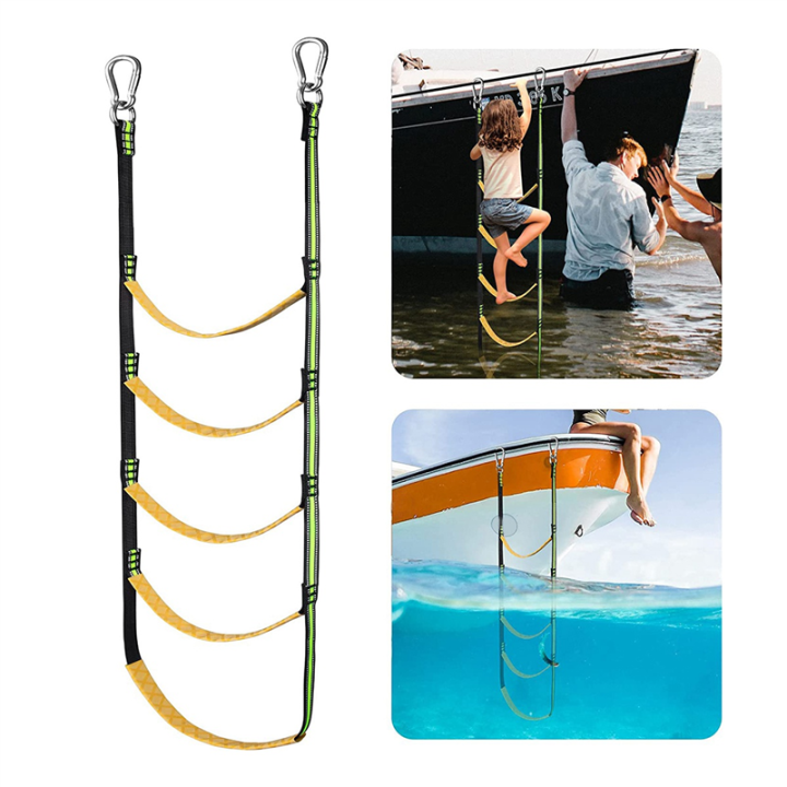1%20Piece%205%20Step%20Boat%20Rope%20Ladder%20Boat%20Rope%20Ladder%20Extension%20Swim%20Ladder%20for%20Sailboat%20,Kayak%20,Red%20-%20Image%202