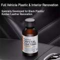 yonasu Crystal Parts, Plating Refurbishing Restorer Black, Plastic Model Car Kits, Nano Coating Agent, for DIY, Automotive, Easy to Use, 30ml. 