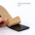 Rubber Self Adhesive Sponge Seal Strip Width10-30Mm Thick 2-20Mm Single Sided Adhesive EVA Black Foam Anti-Collision Seal Gasket. 