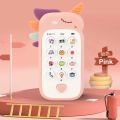 Toi-Toi Toys Baby Cell Phone Toy for Learning and Play Early Education Telephone with Silicone Cover Music Lights for 0-1 Year Old Kids Christmas Gift Permainan Kanak Budak Bayi. 
