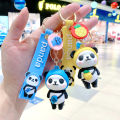 Key Charm Small Pendant Bag Charm Creative Keyrings Jewelry Personalized Panda Keychain. 