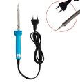 60W SUNCHONGLIC Soldering Iron and Hot Melt Glue Gun Professional Version with Solder Suction Desoldering Pump Tool or Solder Wire Flux Reel (40g) and FREE 8  Glue Sticks COMBO Pack. 