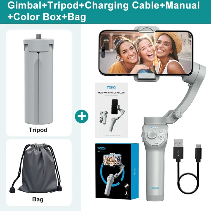 TOKQI%20M01%20Handheld%203-Axis%20Gimbal%20Phone%20Holder%20Anti%20Shake%20Video%20Record%20Stabilizer%20-%20Image%202