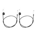 2pcs Engine Brake Zone Control Cable 176556 Replacement for Various Sears Craftsman Mowers Zone Control Cable. 