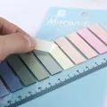 RHS Online 200 Sheets 10 Colors Transparent Morandi Combination PET Sticky Notes Set Memo Pad Lable Sticker Bookmarks Notepad Sticky Index. 