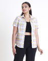 Spring & Summer Checked Shirt with Short Sleeves. 