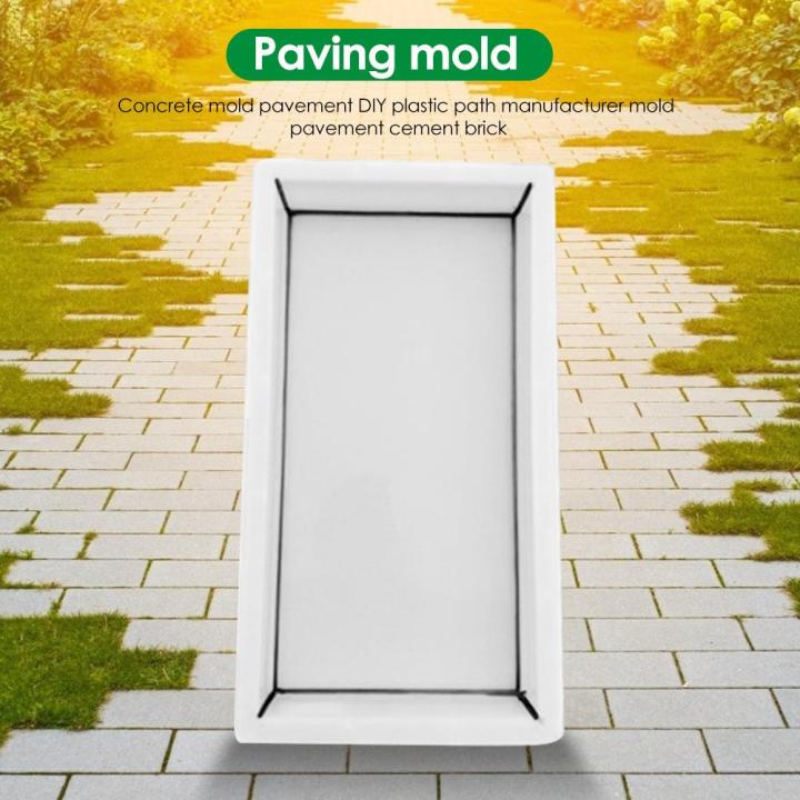 40%C3%9720cm%20Reusable%20Garden%20Road%20Mold%20DIY%20Manually%20Paving%20Cement%20Concrete%20Mould%20Path%20Maker%20Reusable%20Concrete%20Molds%20-%20Image%203